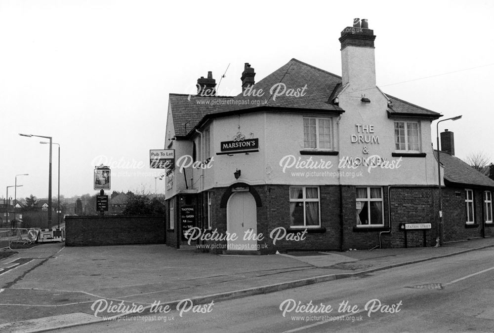 The Drum and Monkey, Station Street, Church Gresley, 2002