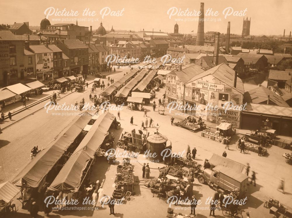 Market on the Morledge, Derby 1929