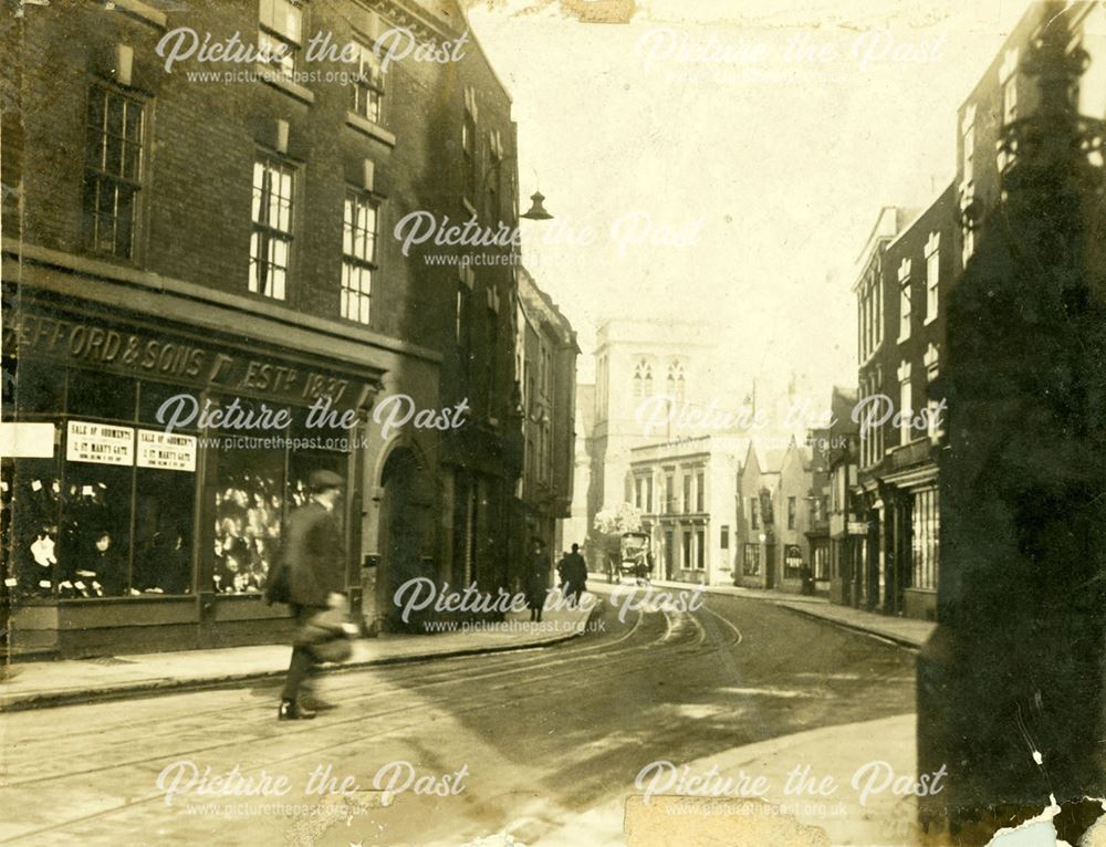 Queen Street looking towards St Michael's Church