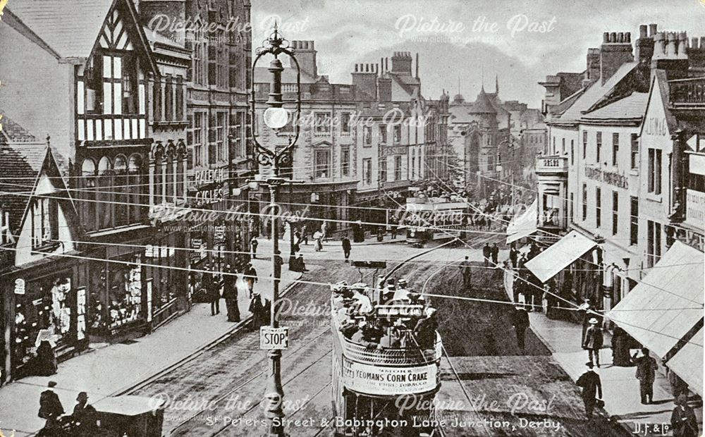 St Peter's Street and Babington Lane Junction