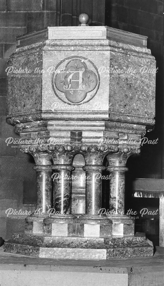 Font in St Andrew's Church