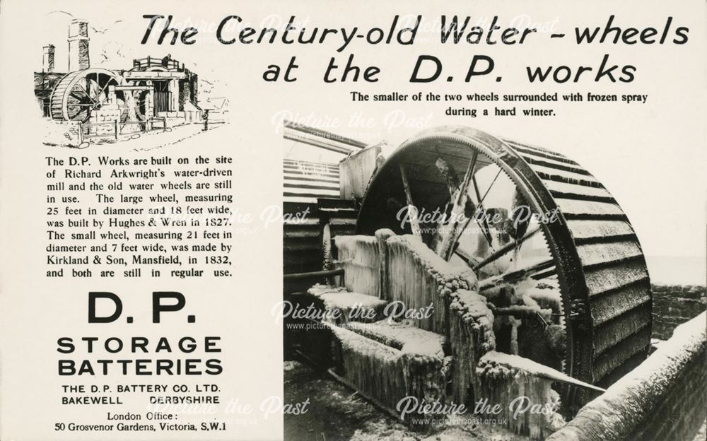 The century water wheels at the D.P Works