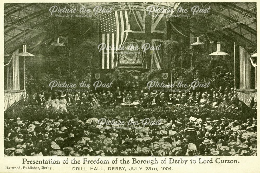 Presentation of the Freedom of the Borough of Derby to Lord Curzon