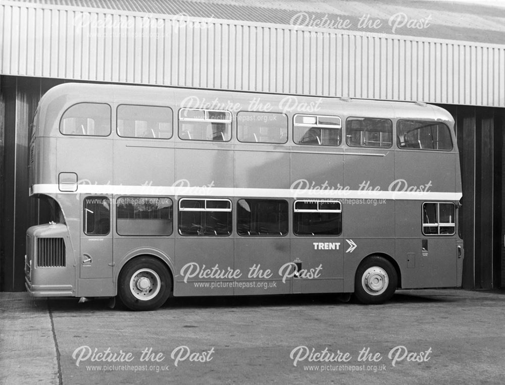 Trent Motor traction double deck bus No 533 at the bus garage
