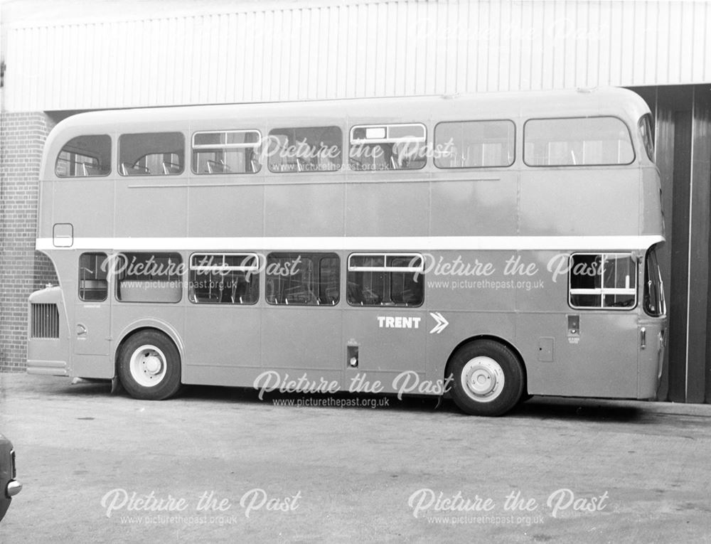 Trent Motor traction double deck bus No 533 at the bus garage