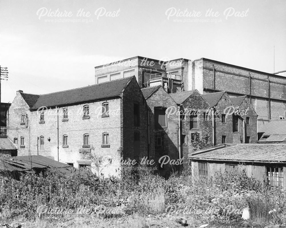 Derby canal warehouses at the former Bridgwater Wharf