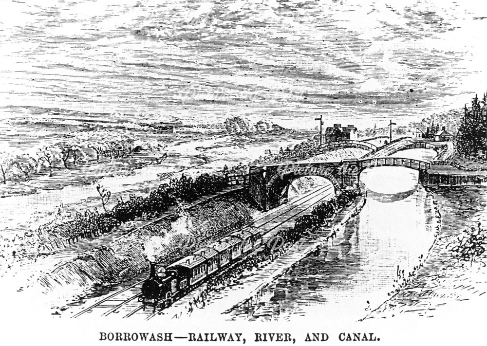 Borrowash Railway, River and Canal