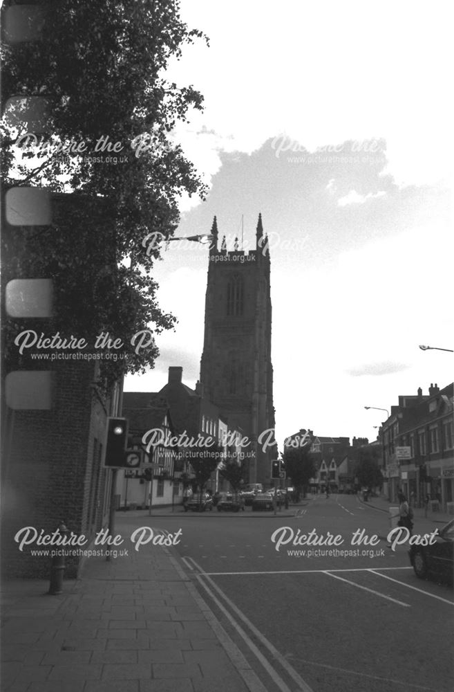 Queen Street and All Saints' Church (Derby Cathedral)