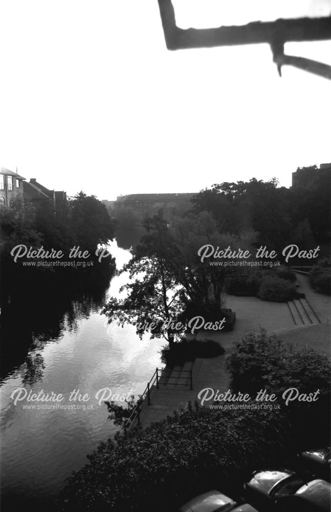 River Derwent, From picnic area outside the Silk Mill (Derby Industrial Museum)