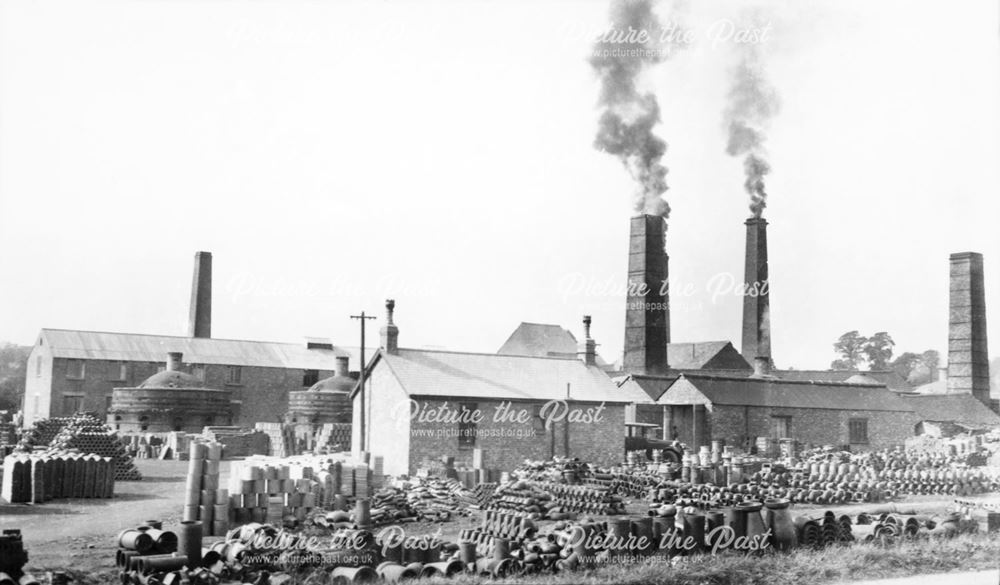 The brick and sanitary pipe works of W H and J Slater, Denby