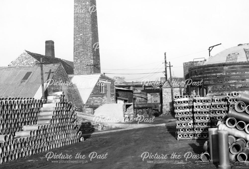 The brick and sanitary pipe works of W H and J Slater, Denby