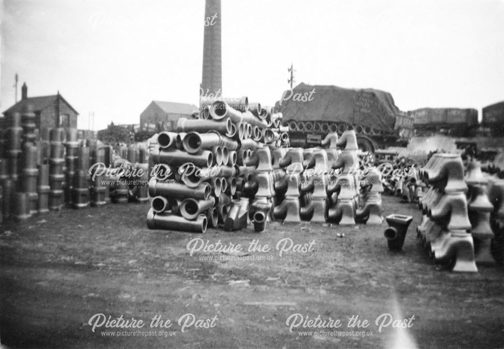 The brick and sanitary pipe works of W H and J Slater, Denby