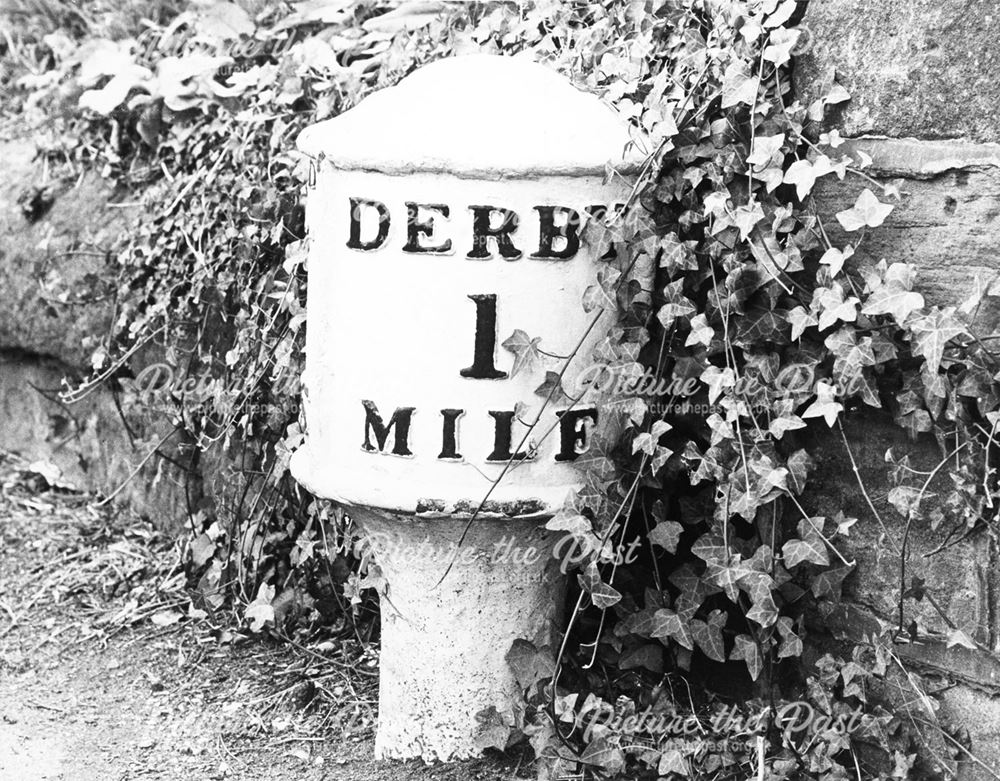 Milepost, Duffield Road, Derby