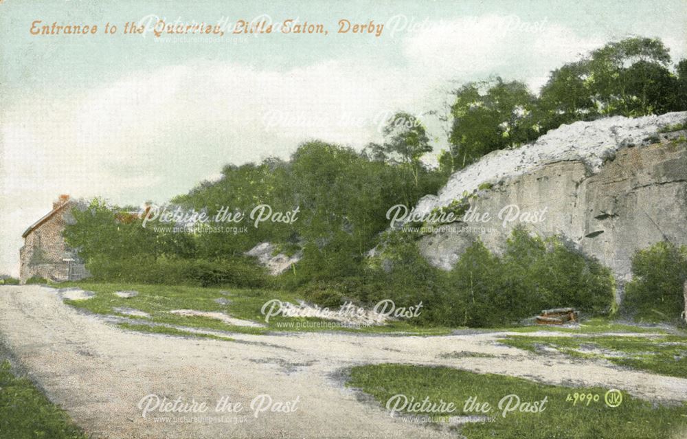 Entrance to the Quarries, Little Eaton