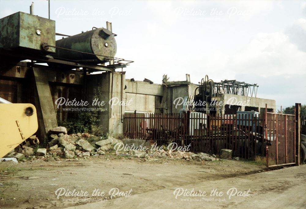 The remains of the Ore Preparation Plant at Stanton Works.