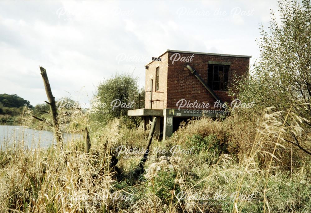 The remains of the Ore Preparation Plant at Stanton Works.