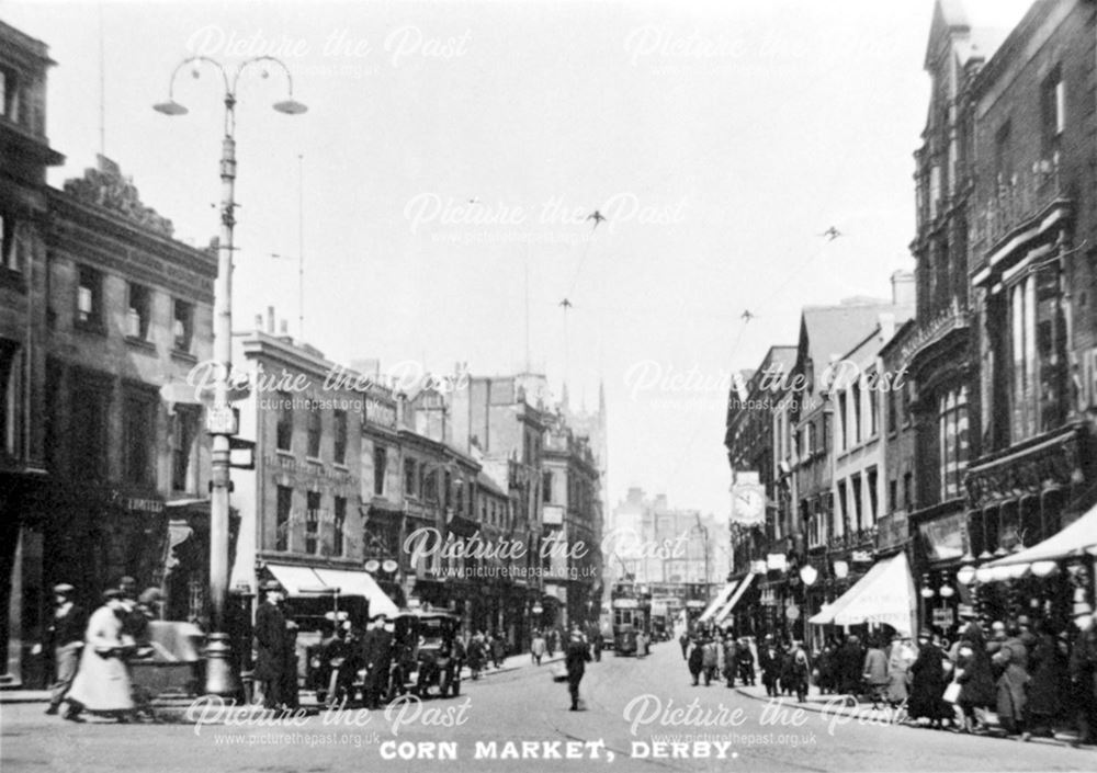 Cornmarket from Victoria Street, Derby