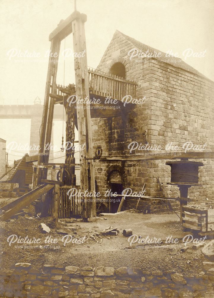 Beam Engine at Pentrich Colliery, Asher Lane, Pentrich, c 1917