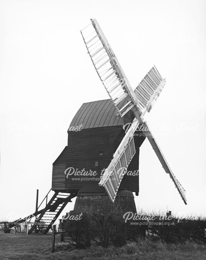 Cat and Fiddle Windmill, Dale Abbey, 1970s