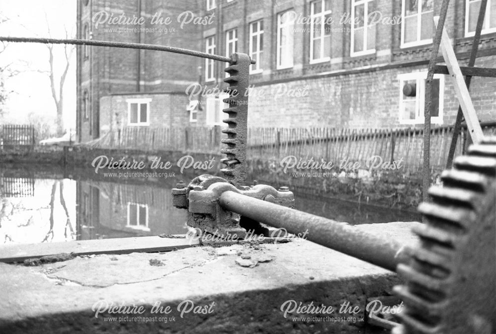 Alrewas Mill - Detail of Sluice control gear