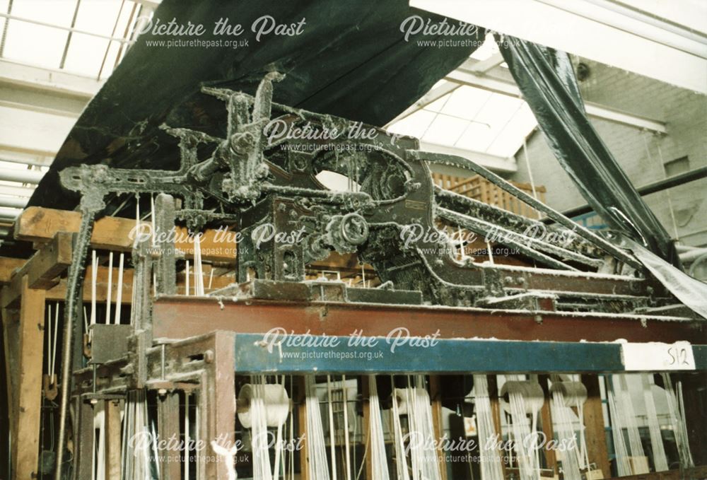 Operating Mechanism of a Multi-shuttle Loom at Lilley's Narrow Fabrics, Washington Mill, Borrowash