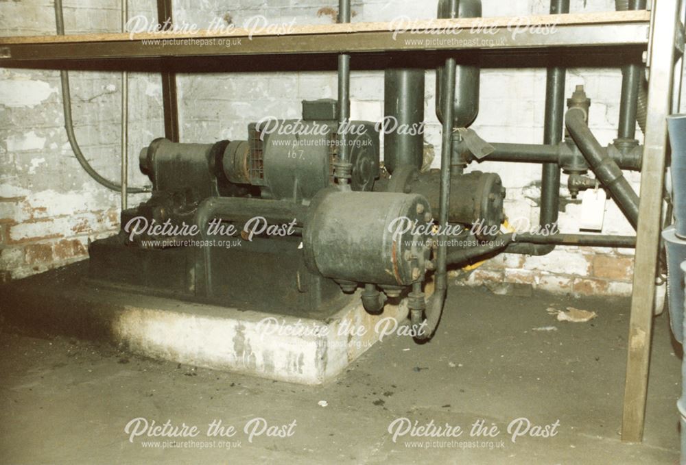 Air/Water pump at Lilley's Narrow Fabrics, Washington Mill, Borrowash