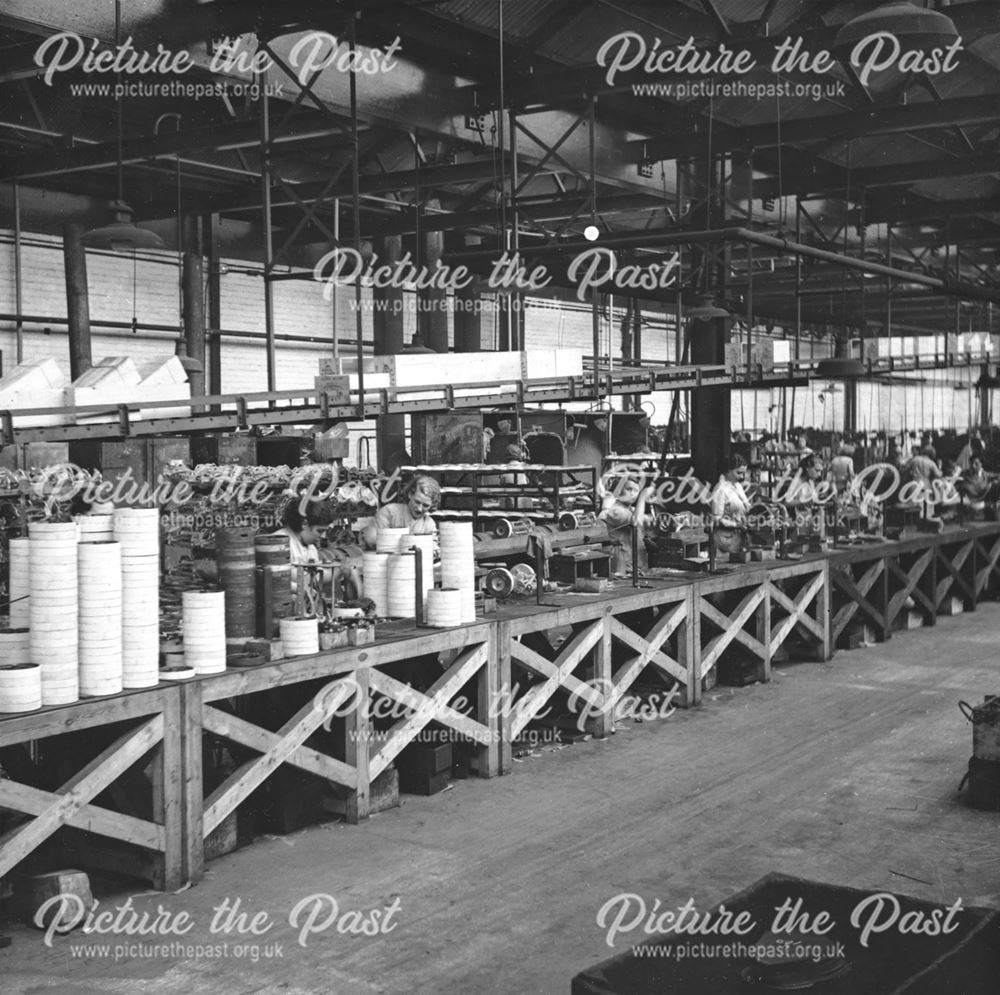 Qualcast lawn mower works, Victory Road - Lawn mower assembly line