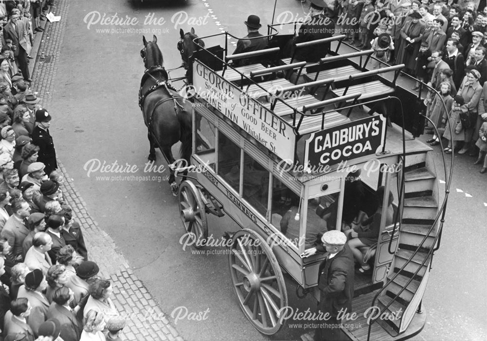 Replica Derby Tramways Company horse bus