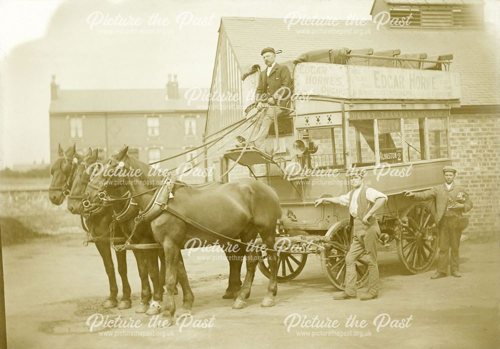 Derby Tramways Company horse bus No.4