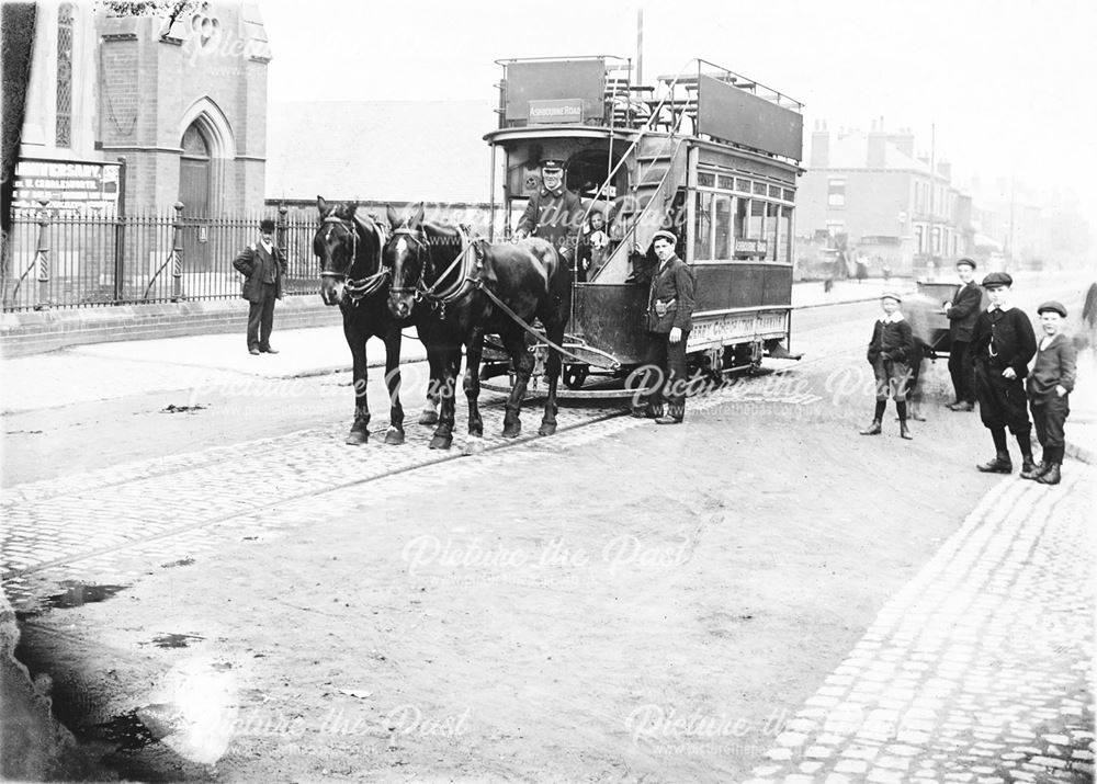 Derby Corporation horse tram No.22