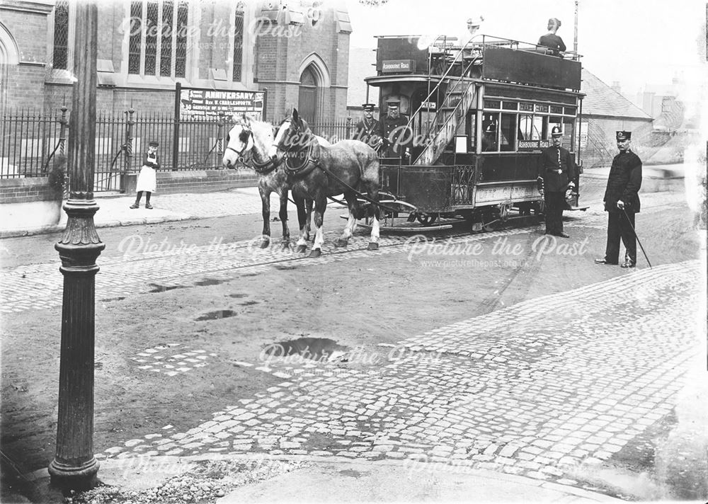 Derby Corporation horse tram No.21