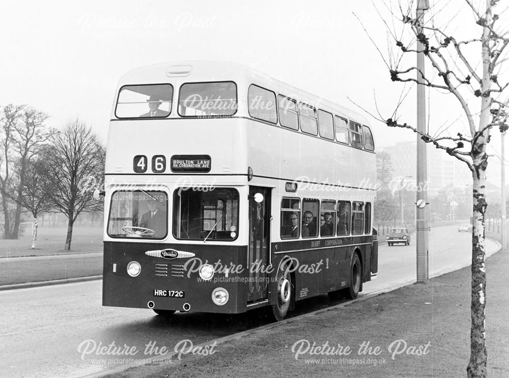 Derby Corporation motor bus No.172