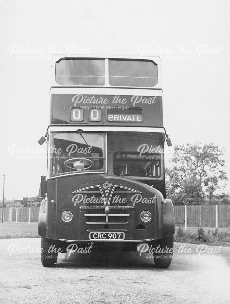 Derby Corporation motor bus No.107