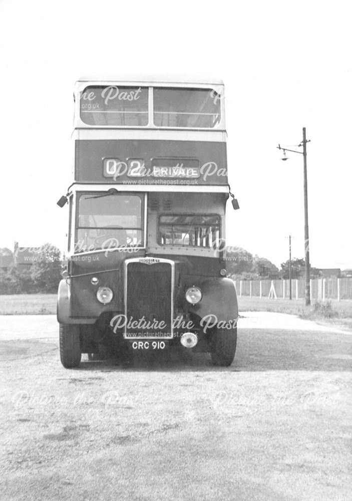 Derby Corporation motor bus No.110