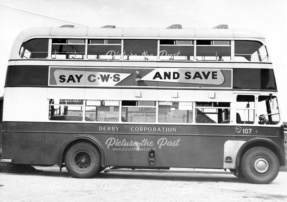 Derby Corporation motor bus No.107