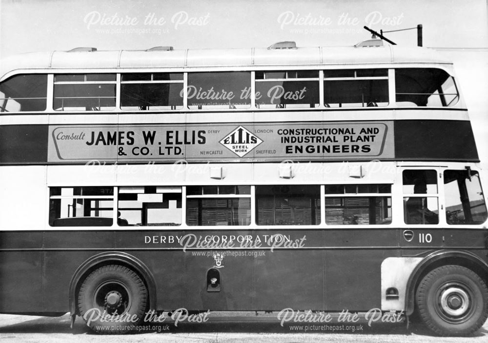 Derby Corporation motor bus No.110