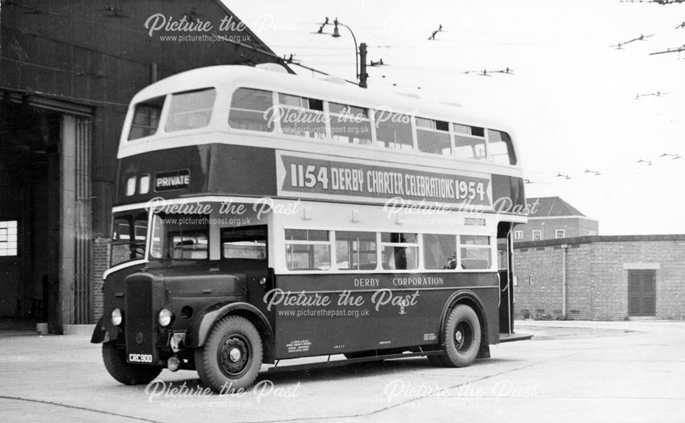 Derby Corporation motor bus No.100