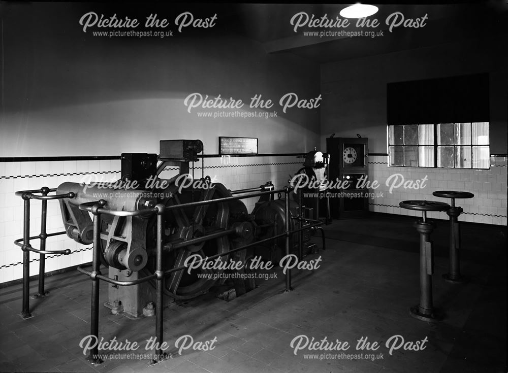 Machine room interior at the Coke Oven Plant, Stanton Works