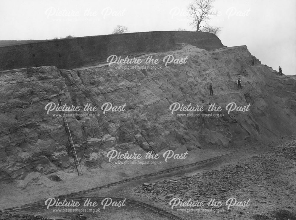 Dale Sand Quarry, Dale Abbey, 1935