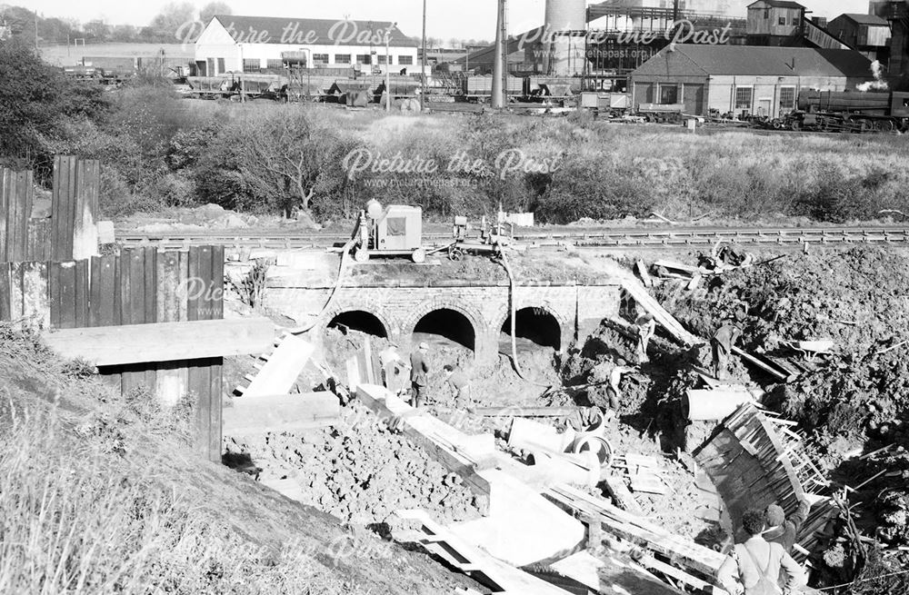 Diversion of the Nut Brook to make way for the Ore Preparation Plant