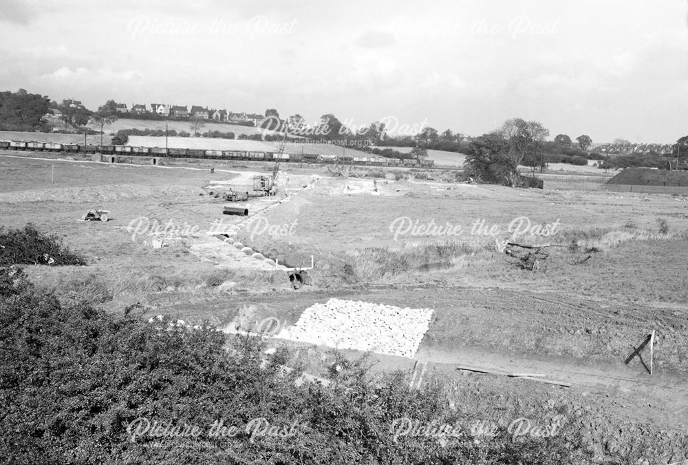 Diversion of the Nut Brook to make way for the Ore Preparation Plant