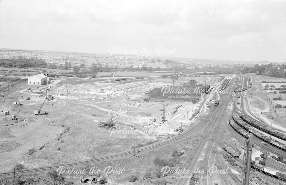 Aftermath of the Nut Brook floods - Showing the site of the Ore Preparation Plant