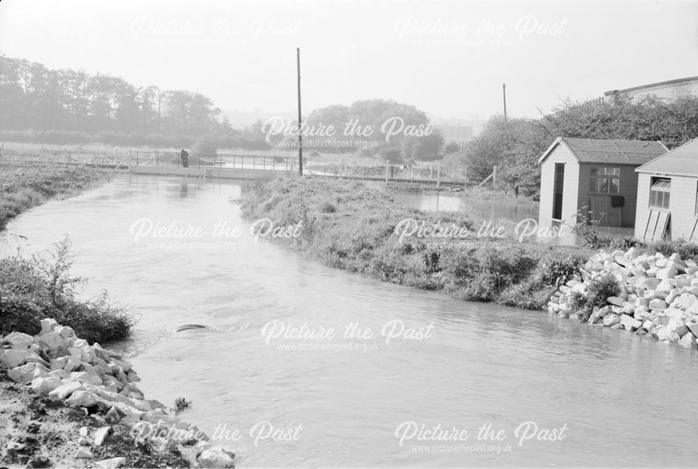 Nut Brook in spate