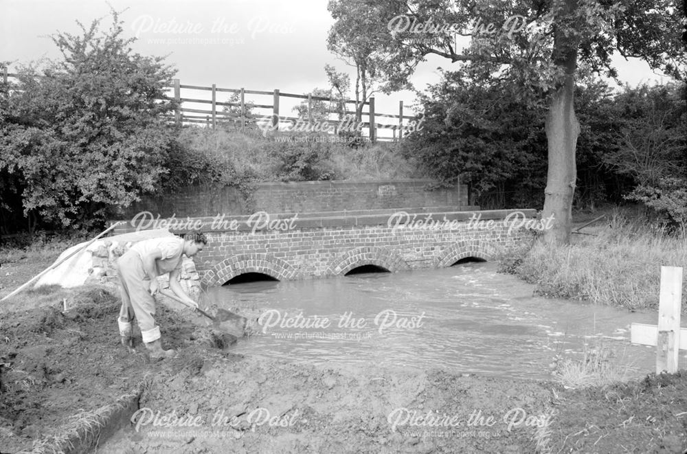 Nut Brook in spate