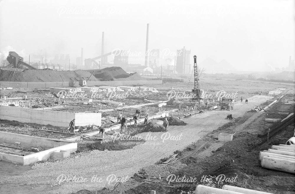 Construction of Ore Preparation Plant - ore beds