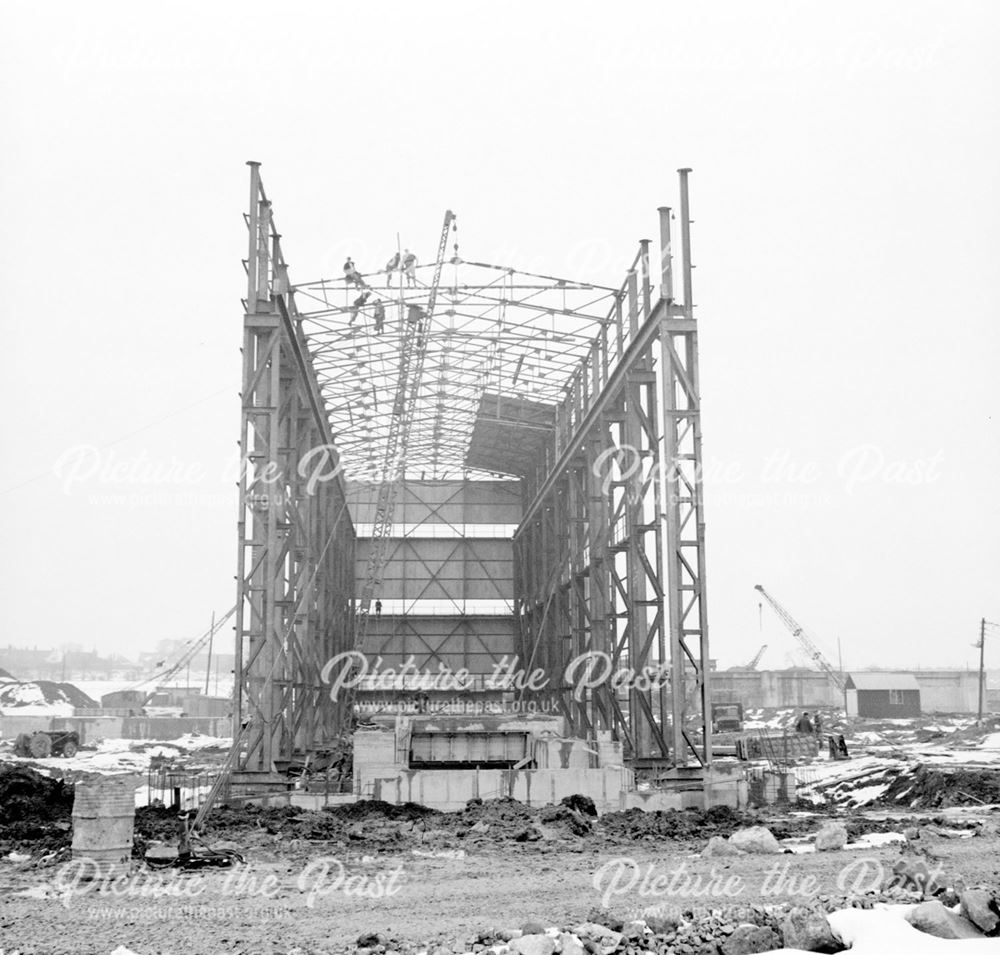 Construction of Ore Preparation Plant - crusher house