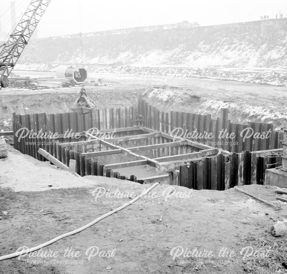 Construction of Ore Preparation Plant - Shuttered excavation