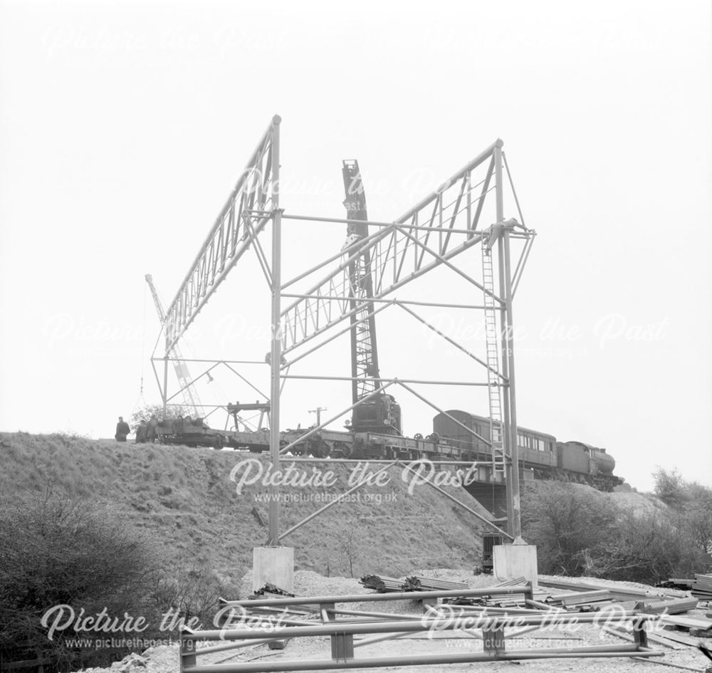 Construction of Ore Preparation Plant - erection of overhead ore conveyors