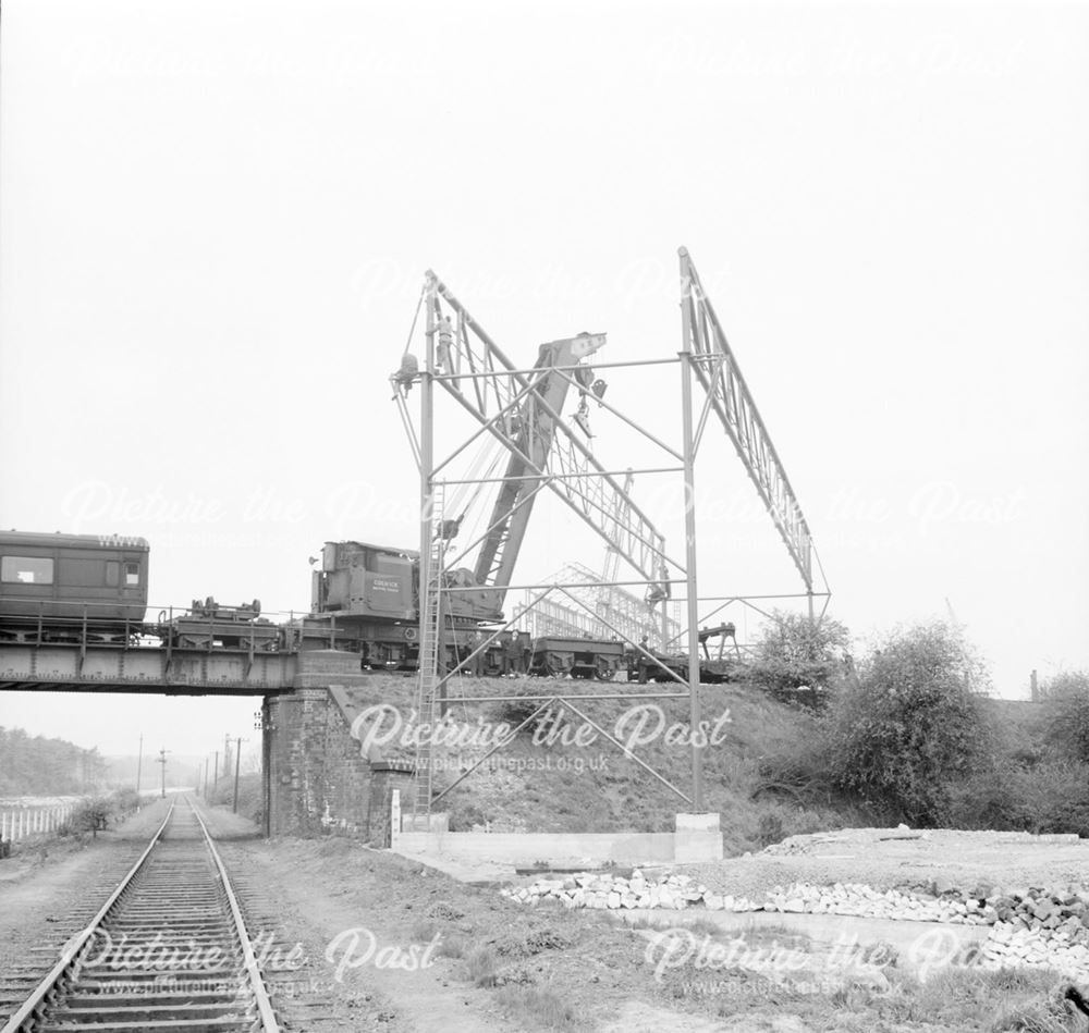 Construction of Ore Preparation Plant - erection of overhead ore conveyors