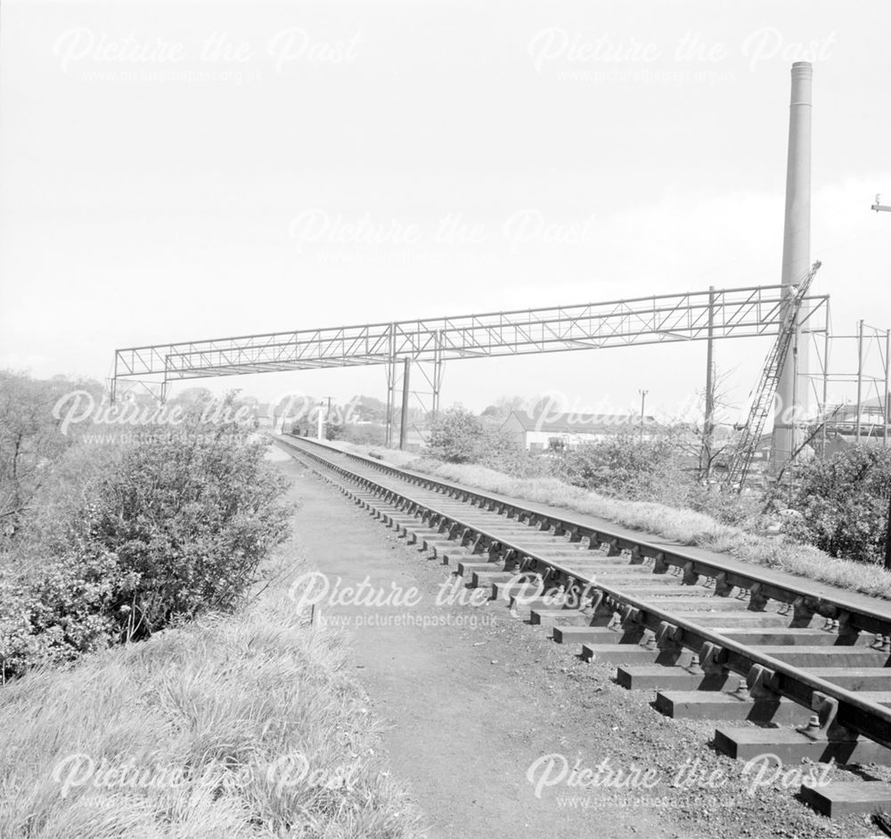 Construction of Ore Preparation Plant - tubular bridge for overhead ore conveyor